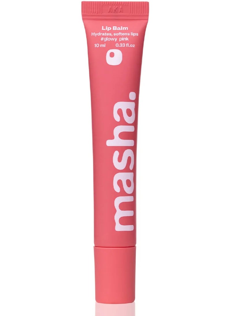 Masha Lip Balm Pink Shimmer By Masha - 10ml - Image 1